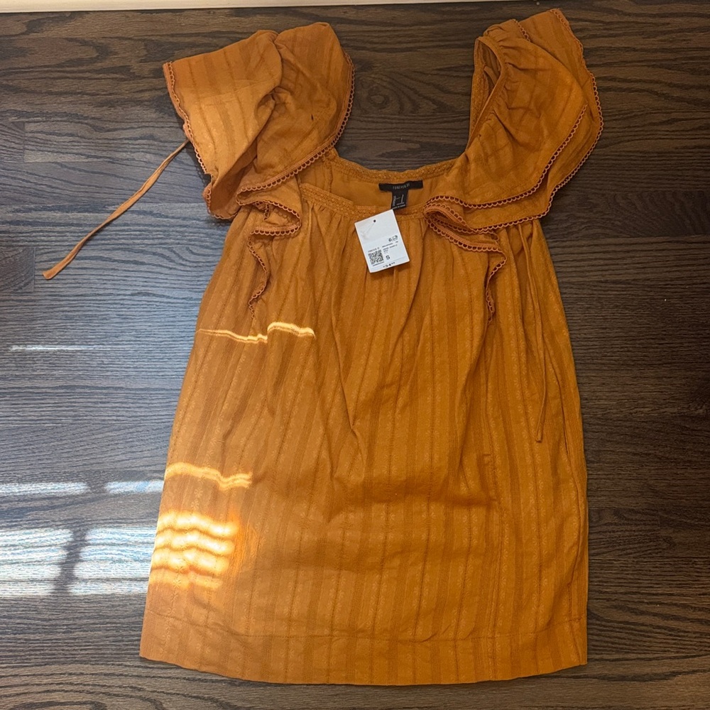 Forever 21 Orange Mini Dress